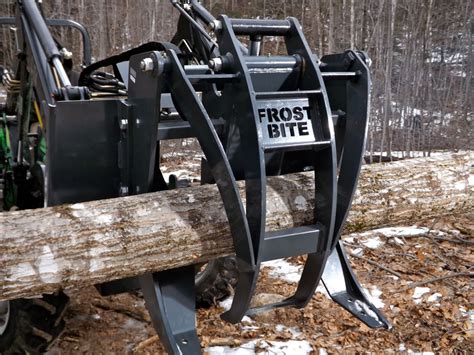 frostbite skid steer grapple|frostbite log grapple.